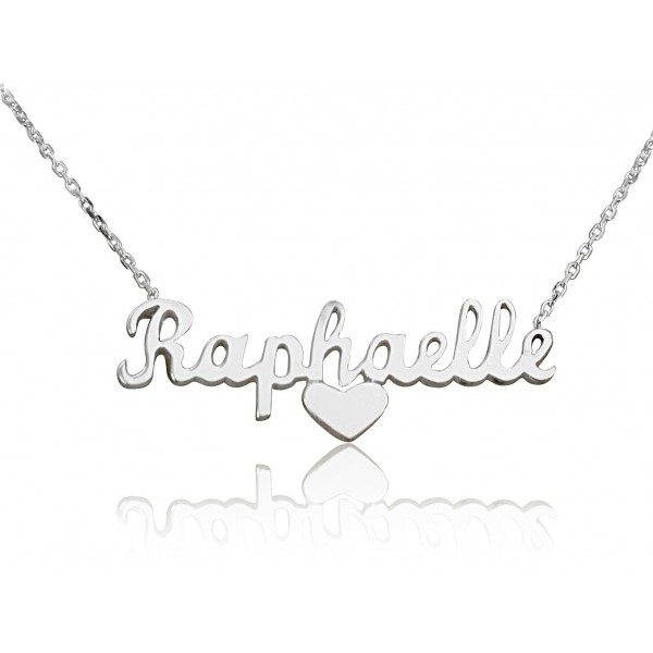 Name and Heart Necklace