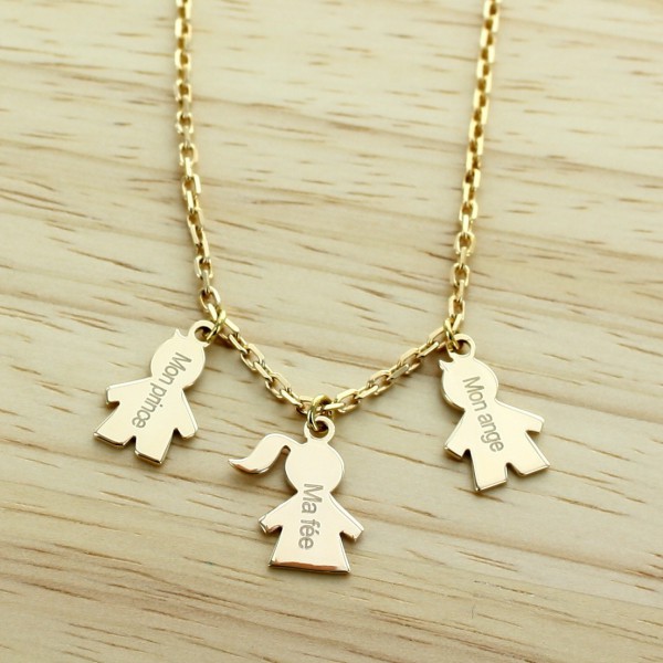 Personalized Mom/Child Necklace