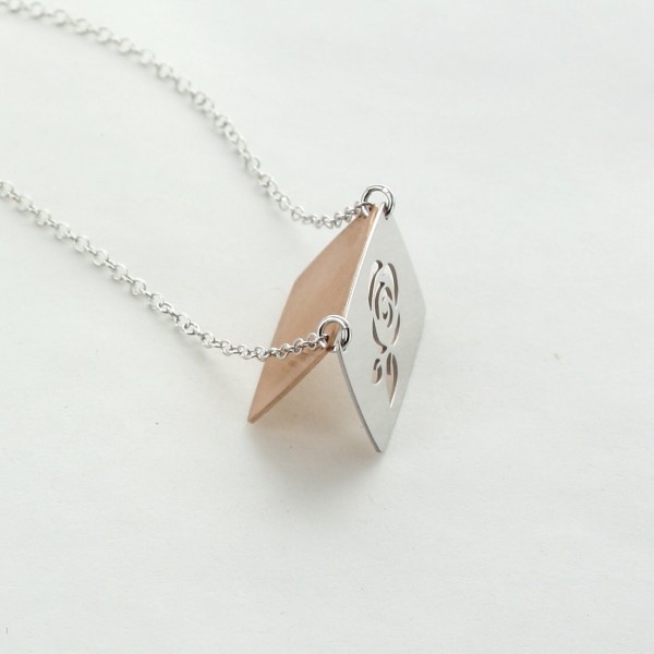 Personalised necklace "My Pretty Rose"