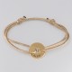 Bracelet with small charm in 18k Gold