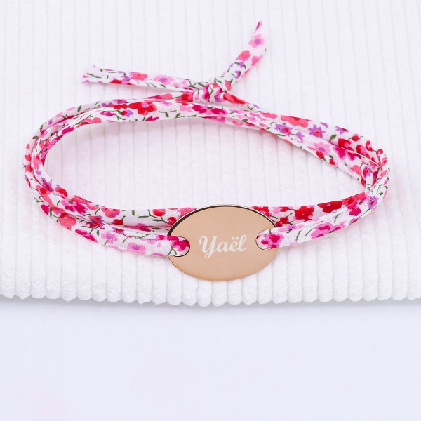 Liberty Bracelet with Oval plate to Personalise