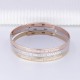 Trio Small Bangle Bracelets Silver, Rose Silver, Gold plated