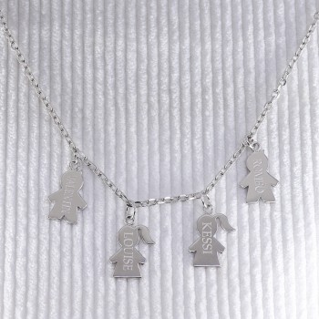 Personalized Mom/Child Necklace